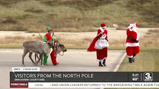 Council Bluffs retirees receive reindeer visit
