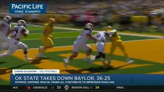 #9 Oklahoma State puts down #16 Baylor, 36-25, thanks to complete team effort