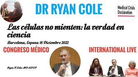 LAS CÉLULAS NO MIENTEN - DR.RYAN COLE -