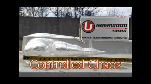 Underwood Ammo 62gr .223 Controlled Chaos Gel Test