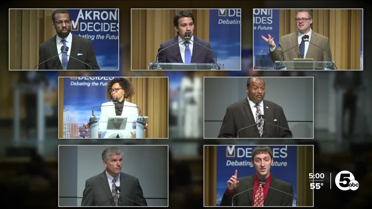 Akron mayoral candidates face thoughtprovoking questions from Buchtel