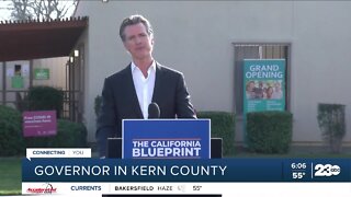 Governor Newsom visits Kern County