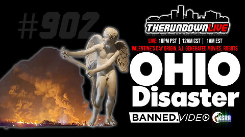 The Rundown Live #902 - Ohio Derailment, Valentines Day Origin, AI Movies, Robots