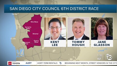 3 candidates vie for San Diego City Council District 6 seat