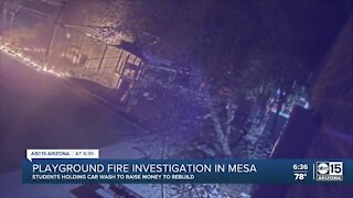 Fire destroys Valley playground equipment