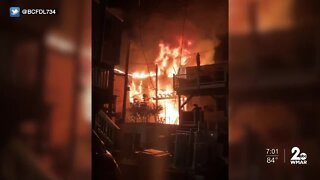 Firefighters contain massive fire in Canton