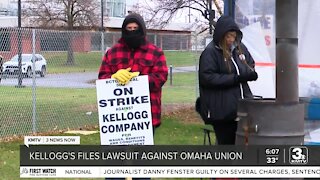 Kellogg's files lawsuit against its striking cereal workers