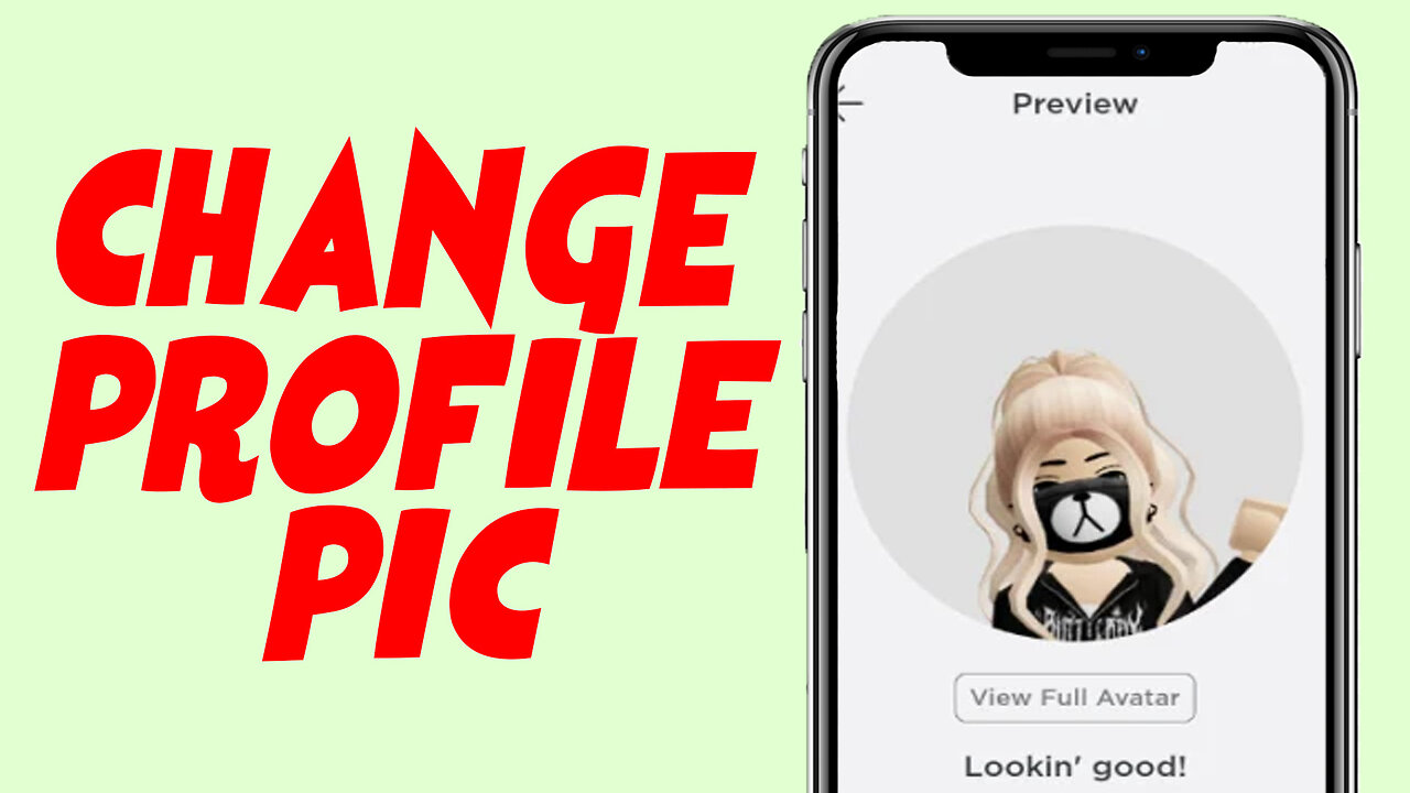 How to Change Profile Picture in Roblox?