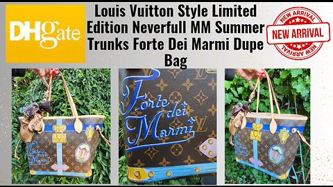 Louis Vuitton Blue x Damier Azur Forte Dei Marmi Summer Trunks
