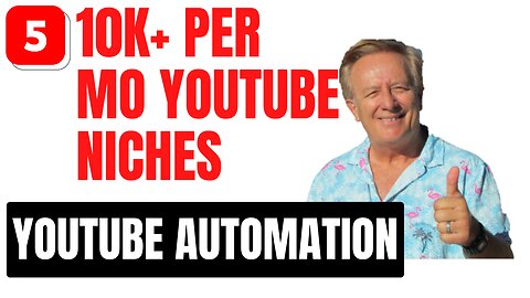 Top 5 -10k+ Per Month YouTube Automation Niches 💰✅🌴