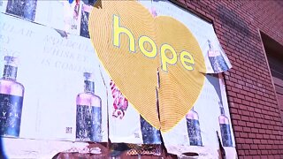 Finding hope all around us: Artist creates hope murals across Colorado