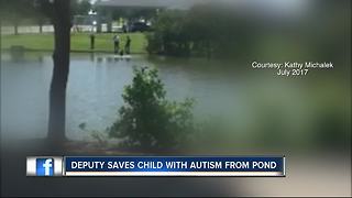 Deputy saves child with Autism from pond