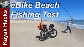 Ebike Beach Fishing - Magicycle Fat Tire eBike