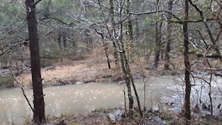 Seasonal Creek after Thunderstorm