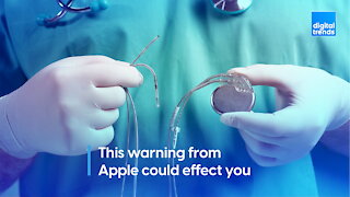 This warning from Apple could effect you.