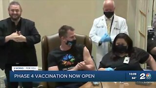 Phase 4 vaccination now open