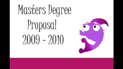 Masters Degree Proposal