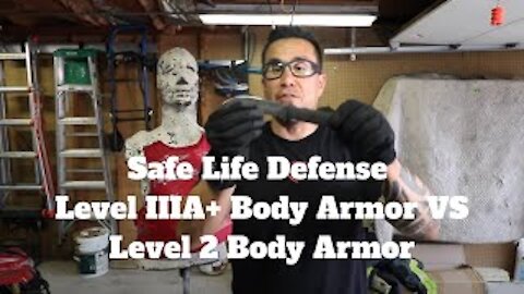 Safe Life Defense Level IIIA+ Body Armor VS Level 2 Body Armor, Use Discount Code AK10 for 10% OFF