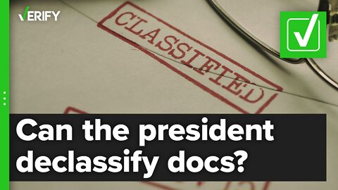 Declassification by POTUS - There is no required protocol to declassify