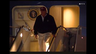 President Trump arrives in Palm Beach County
