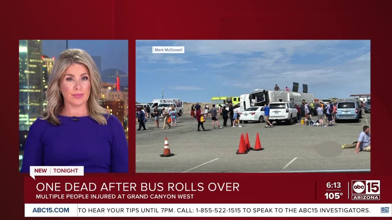 1 Dead After Bus Crash At Grand Canyon West   YouTube