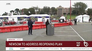 Gov. Gavin Newsom to announce California reopening plan