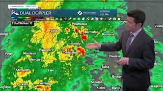 Meteorologist Brandon Wholey Tracking Rain In Green Country