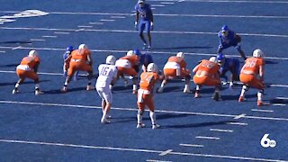 Boise State hosts spring scrimmage in front of fans at Albertsons Stadium
