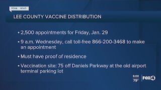 Local vaccine appointments open up