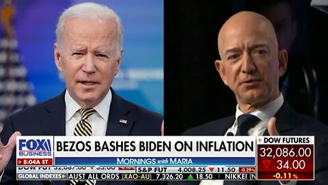 Bezos sounds off on the White House over inflation