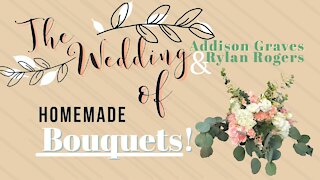 Wedding Vlog: DIY wedding bouquet