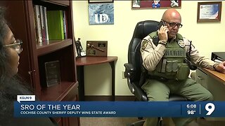 Cochise County Sheriff Deputy wins award for helping a Naco school