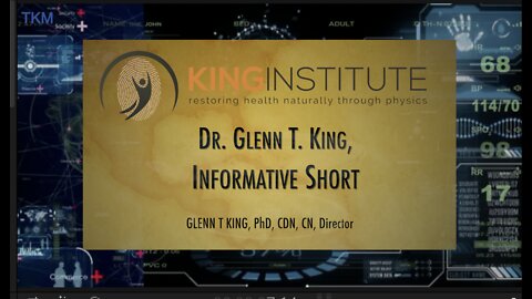 Dr. King's Informational Short #3 Immune Recipe 1st