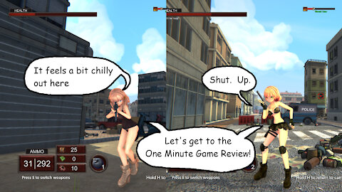 Girls Guns and Zombies One Minute Game Review