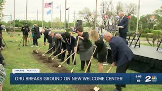 ORU breaks ground on new welcome center
