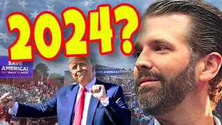 I asked Don Jr. if Trump is Running in 2024 - Listen to his response.