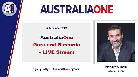 AustraliaOne Party - Guru and Riccardo Live Stream