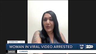 Woman in viral video arrested