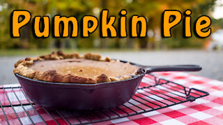 Cast Iron Skillet Pumpkin Pie