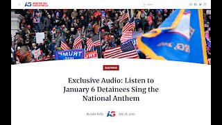 Listen to January 6 Detainees Sing the National Anthem