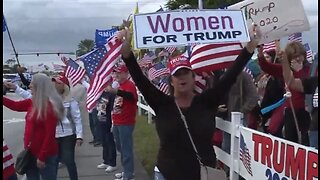 Crowd shows support for President Trump