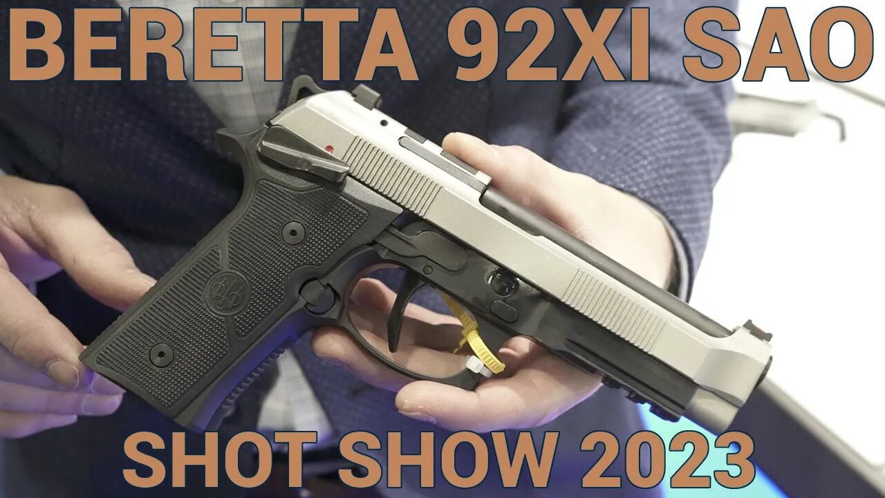 New Beretta 92xi Sao At Shot Show 2023