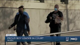 Proud Boys leader in court