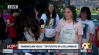 American Idol hopeful auditions for us