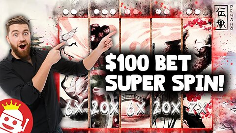😱 PLAYER TRIGGERS INSANE DENSHO MAX WIN ON $100 BET!