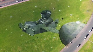 HIDDEN IN PLANE SIGHT! ARTIST SPENDS FIVE DAYS PAINTING FOOTBALL-PITCHED ARTWORK WHICH CAN ONLY BE SEEN FROM ABOVE