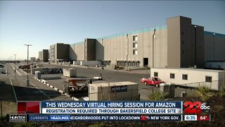 This Wednesday Amazon holding virtual hiring session at Bakersfield College