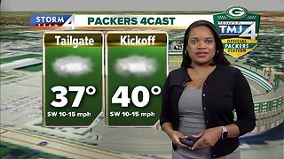 Beautiful day for a Packers game, high of 44