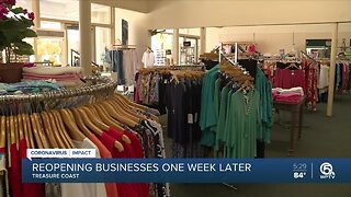 Treasure Coast businesses, hospitals share progress report week after Phase 1 of reopening