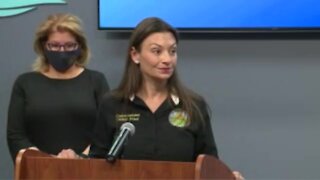 Press conference: Florida Agriculture Commissioner Nikki Fried, Senator Janet Cruz address Piney Point leak